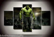 Iron Man vs The Hulk Marvel Canvas in 5 pieces