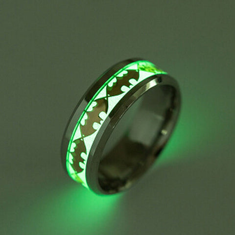 Luminous Titanium Ring