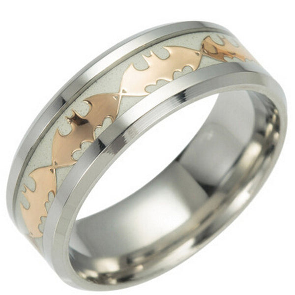 Luminous Titanium Ring