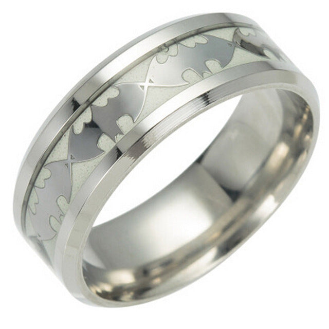 Luminous Titanium Ring