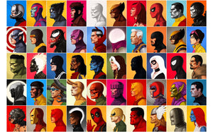 Superheros Marvel Modern Poster For Living Room Home Decor