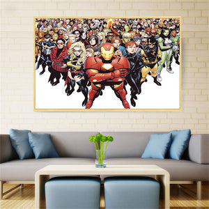 Superheros Marvel Modern Poster For Living Room Home Decor