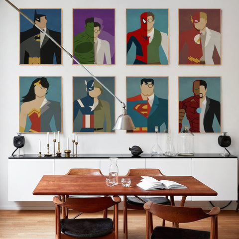 Marvel Super Hero Canvas For Home Decoration