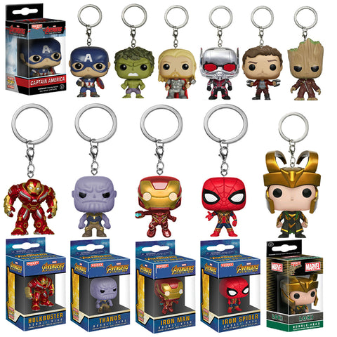Avengers 3 Infinity War Action Figures Key-chain