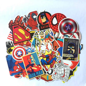50 pcs Marvel Stickers